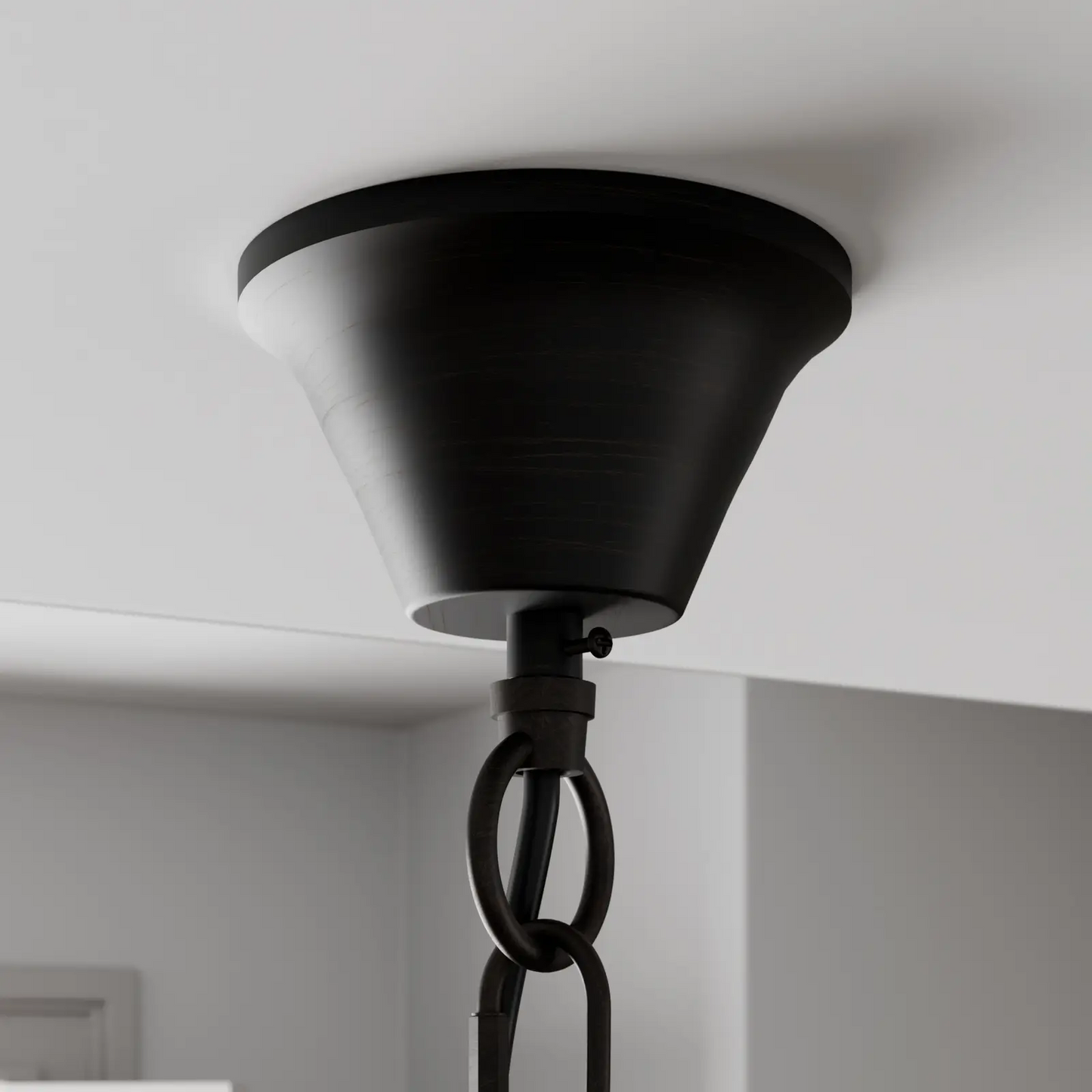 Lindby Amonja sietynas, 8 šviestuvai, ruda