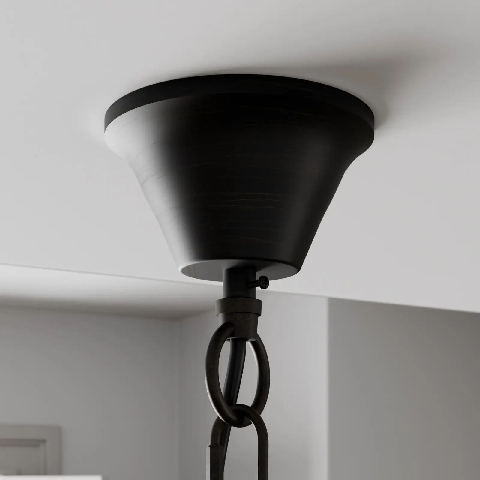 Lindby Amonja sietynas, 8 šviestuvai, ruda