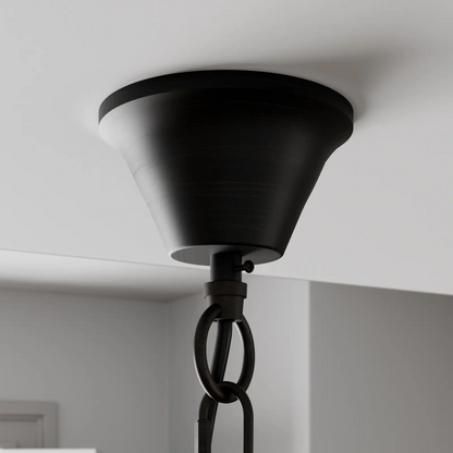 Lindby Amonja sietynas, 8 šviestuvai, ruda