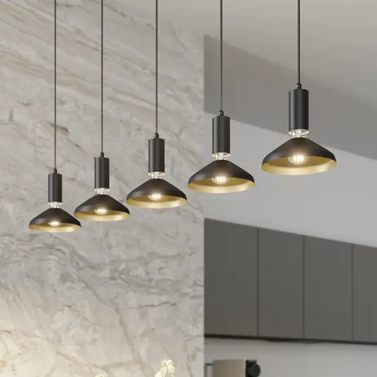 Archchio Jaika pakabinamas šviestuvas, penkių lempučių, juodas