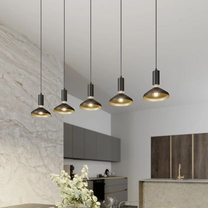 Archchio Jaika pakabinamas šviestuvas, penkių lempučių, juodas