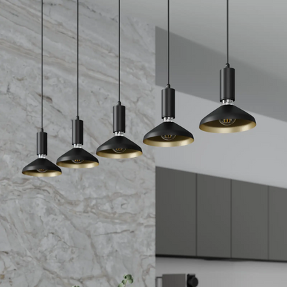 Archchio Jaika pakabinamas šviestuvas, penkių lempučių, juodas