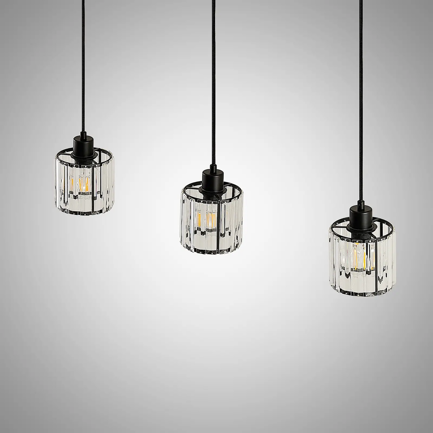 Lindby Vella pakabinamas šviestuvas su skaidriu stiklu