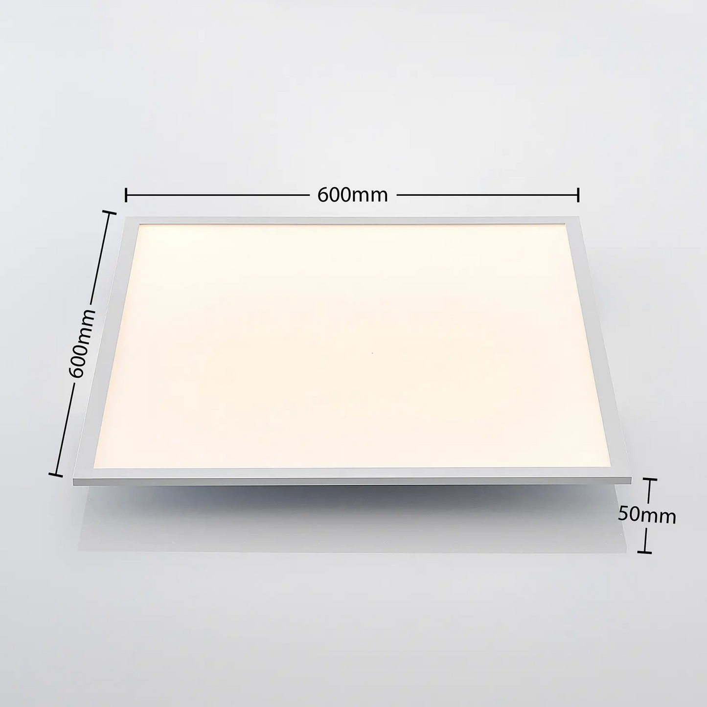 Lindby Luay LED panelė, 3000-6000K, 60x60 cm