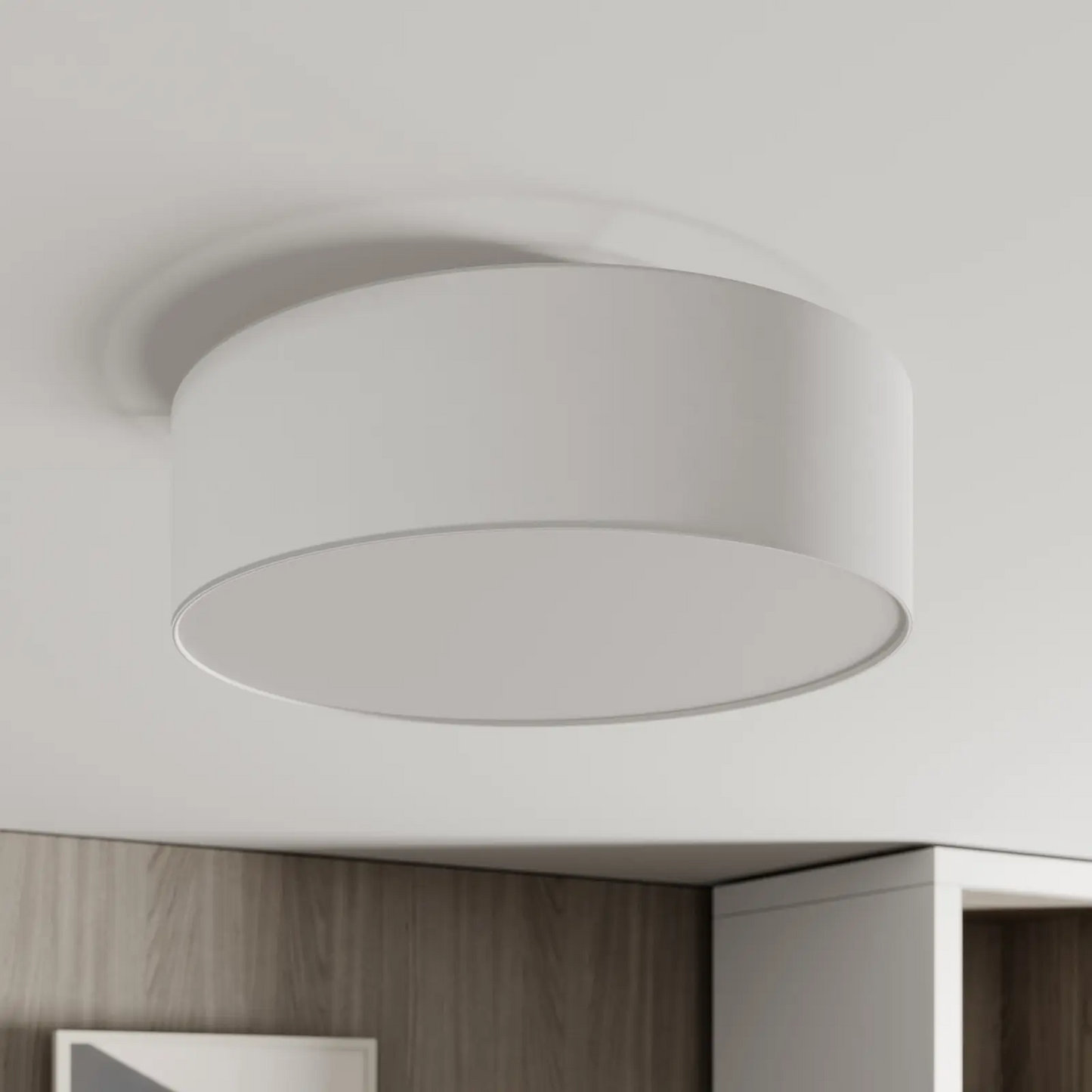 Lindby Finnek RGB LED lubinis šviestuvas, medžiaginis atspalvis