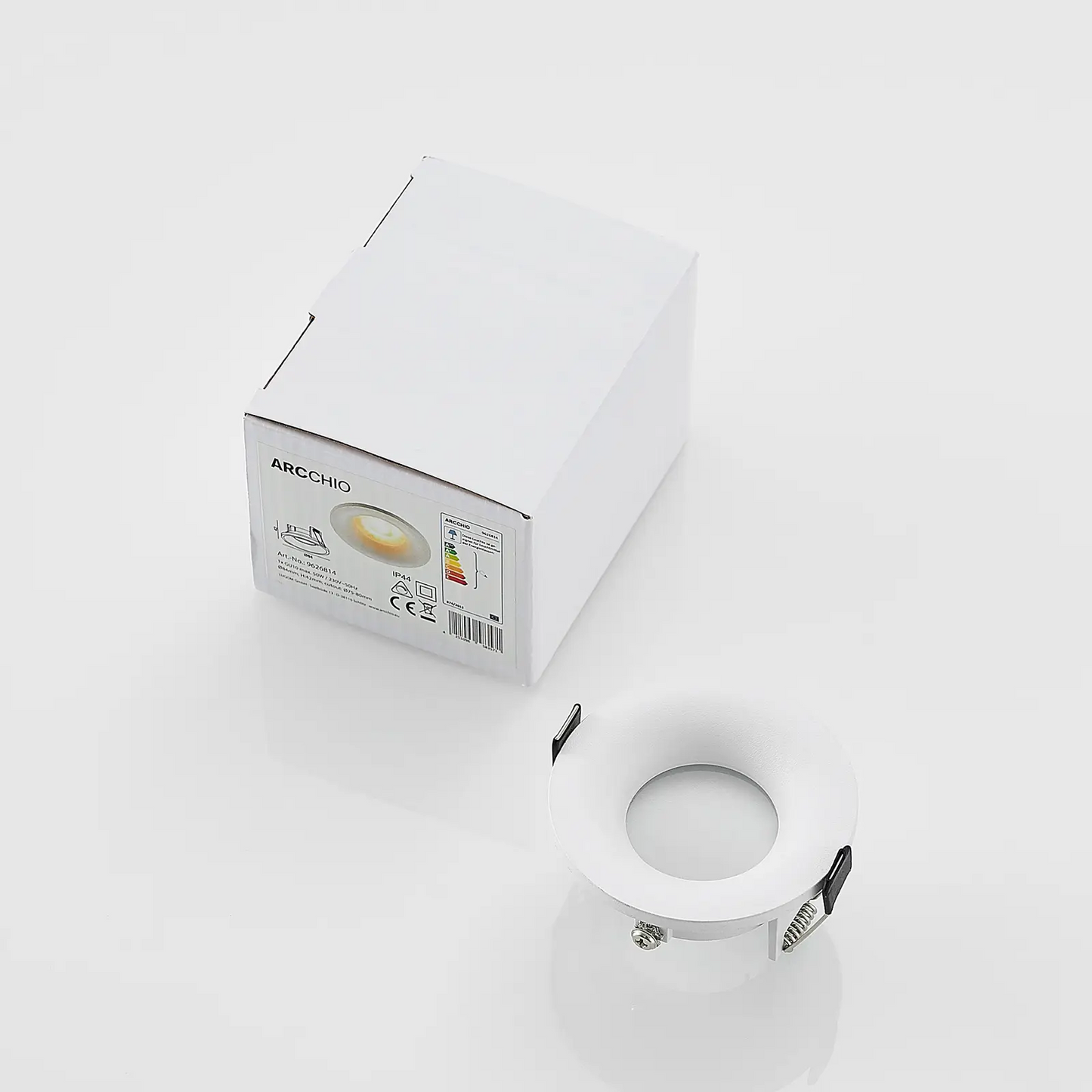 Archchio Enia įleidžiamas šviesus, apvalus, baltas