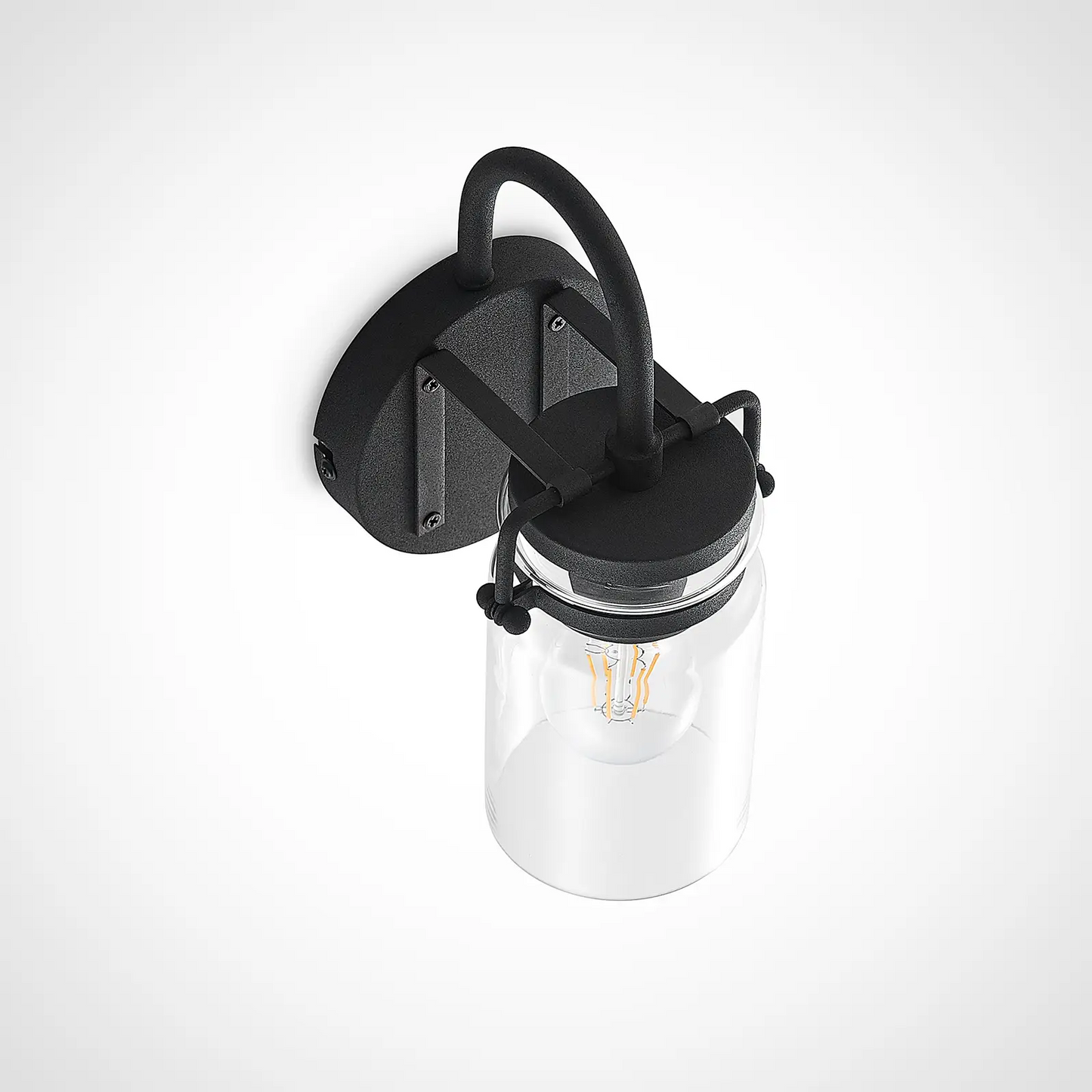 Lindby Vintus sieninis šviestuvas, juodas