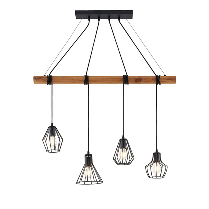 Lindby Samino pakabinamas šviestuvas su keturiais gaubtais