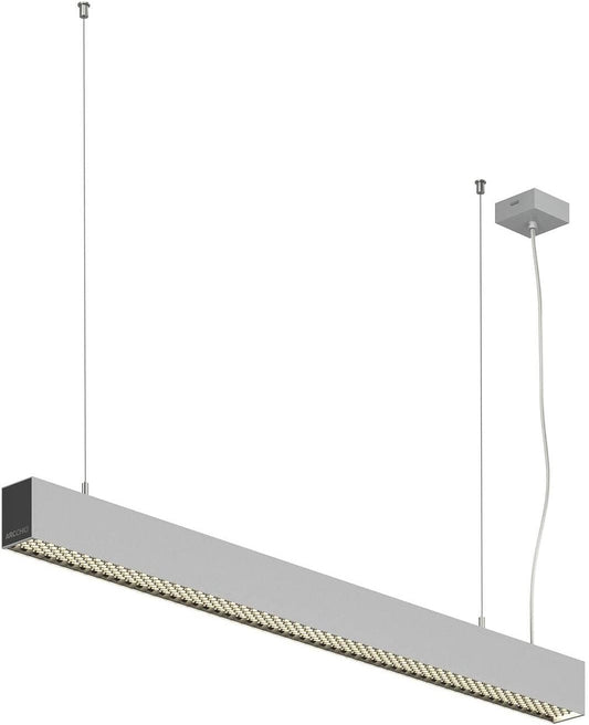 Archio Thores LED biuro pakabinamas šviestuvas, 113 cm sidabrinis