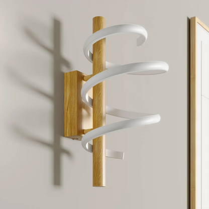 Lucande Milora LED lubinis šviestuvas 40 cm, ąžuolas