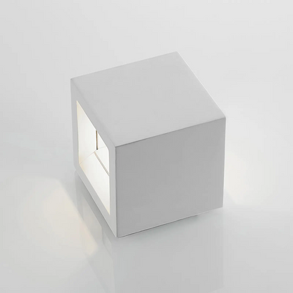 Lindby Quaso LED sieninis šviestuvas balto gipso