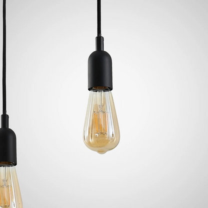 Lindby Kravos pakabinamas šviestuvas 4 šviečia juodos spalvos