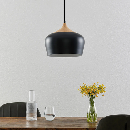 Lindby Vilsera pakabinamas šviestuvas juodos spalvos