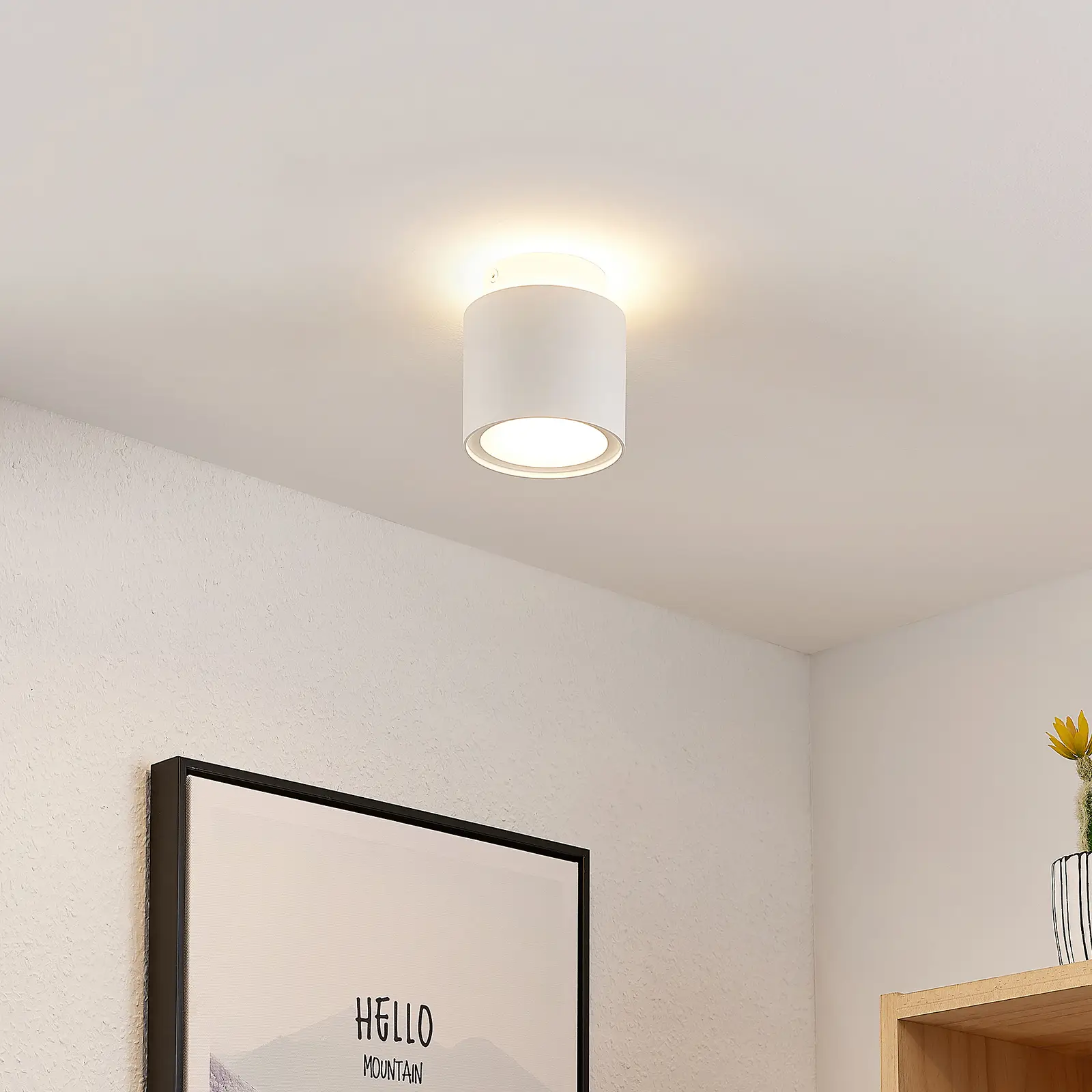 Arcchio Walisa LED lubinis šviestuvas, matinis stiklas, baltas