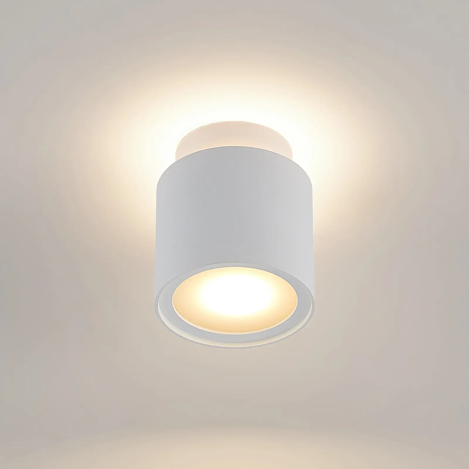 Arcchio Walisa LED lubinis šviestuvas, matinis stiklas, baltas