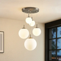 Lindby Heleska pakabinamas šviestuvas su penkiomis lemputėmis ir stiklinėmis sferomis