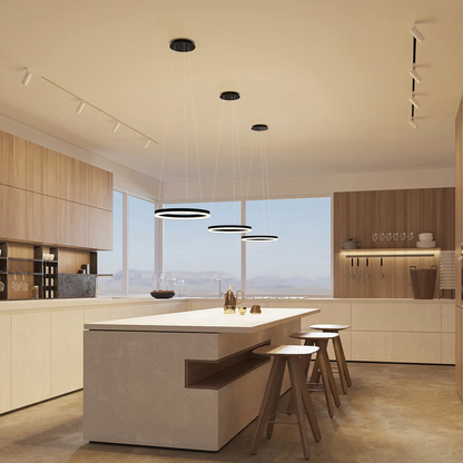 Archchio Albiona LED pakabinamas šviestuvas, 1 žiedas, 40 cm